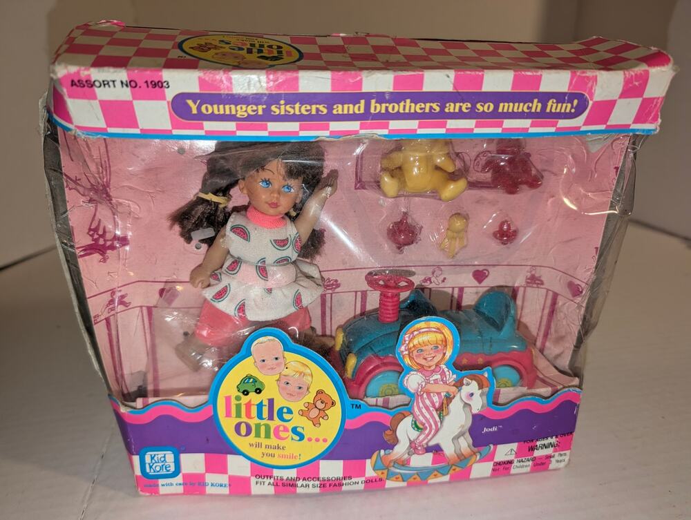 1995 Kid Kore Little Ones Jodi Playset Sealed Katie's Little Sister